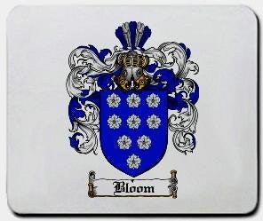 Bloom coat of arms mouse pad