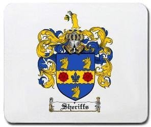 Sheriffs coat of arms mouse pad