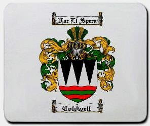 Coldwell coat of arms mouse pad