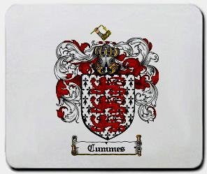 Cummes coat of arms mouse pad