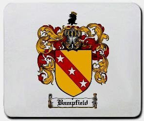 Bampfield coat of arms mouse pad