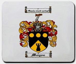 Moyon coat of arms mouse pad
