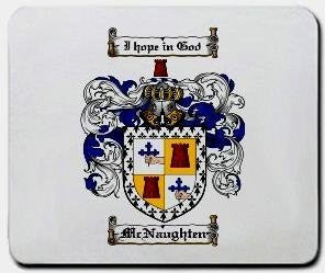 Mcnaughten coat of arms mouse pad