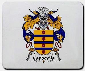 Capdevila coat of arms mouse pad