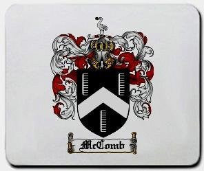 Mccomb coat of arms mouse pad