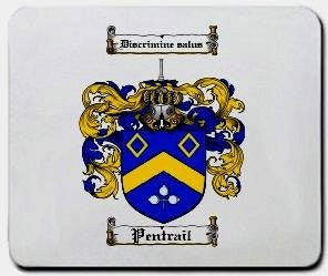 Pentrail coat of arms mouse pad