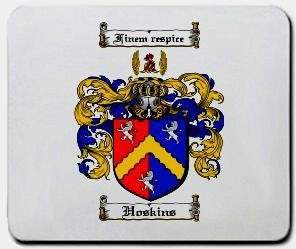Hoskins coat of arms mouse pad