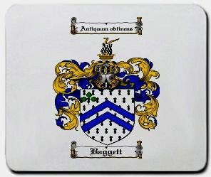 Baggett coat of arms mouse pad