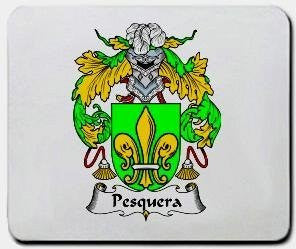 Pesquera coat of arms mouse pad