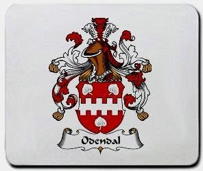 Odendal coat of arms mouse pad