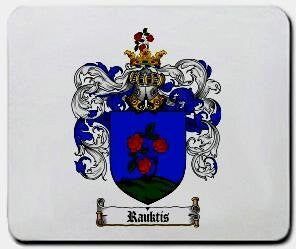 Rauktis coat of arms mouse pad