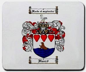 Heard coat of arms mouse pad