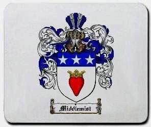 Middlemist coat of arms mouse pad