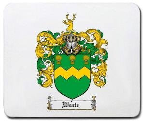 Weate coat of arms mouse pad