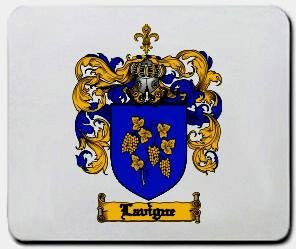 Lavigne coat of arms mouse pad
