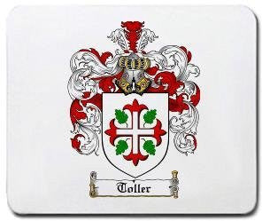 Toller coat of arms mouse pad