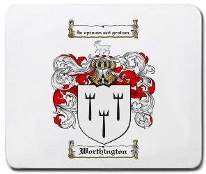 Worthington coat of arms mouse pad