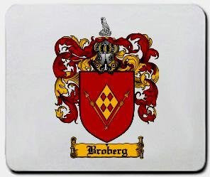 Broberg coat of arms mouse pad