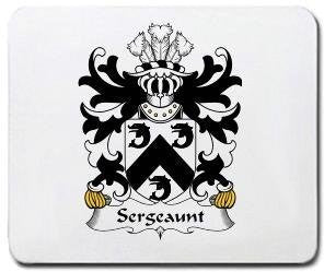 Sergeaunt coat of arms mouse pad