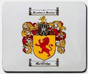 Griffiths coat of arms mouse pad