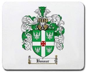 Veneur coat of arms mouse pad