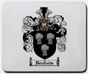 Delafields coat of arms mouse pad