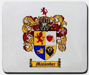 Macomber coat of arms mouse pad