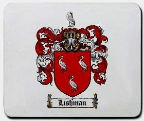 Lishman coat of arms mouse pad