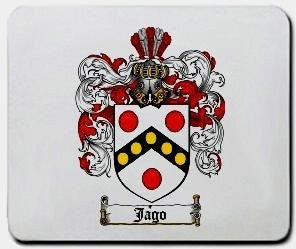 Jago coat of arms mouse pad
