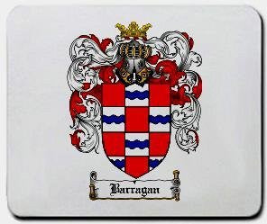 Barragan coat of arms mouse pad