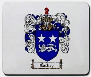 Carbry coat of arms mouse pad