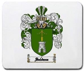 Saldana coat of arms mouse pad