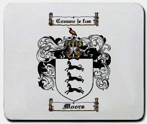 Moors coat of arms mouse pad