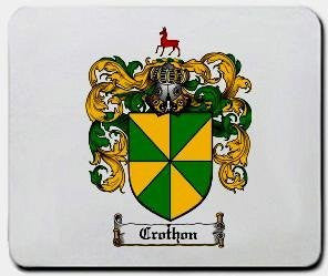 Crothon coat of arms mouse pad