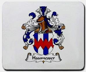 Haumesser coat of arms mouse pad