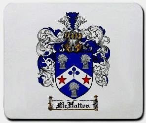 Mchatton coat of arms mouse pad