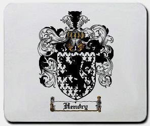 Hendry coat of arms mouse pad