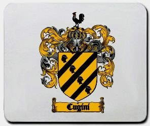 Cugini coat of arms mouse pad