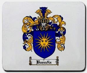 Buendia coat of arms mouse pad
