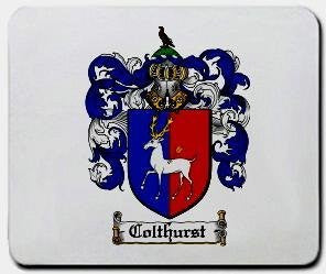 Colthurst coat of arms mouse pad