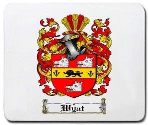 Wyat coat of arms mouse pad