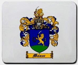 Mazur coat of arms mouse pad