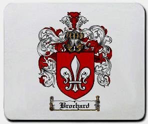 Brochard coat of arms mouse pad