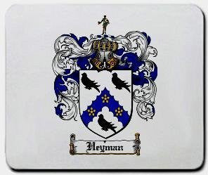 Heyman coat of arms mouse pad