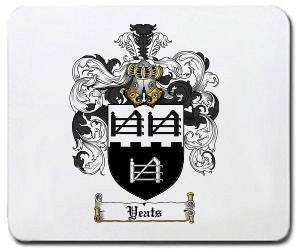 Yeats coat of arms mouse pad