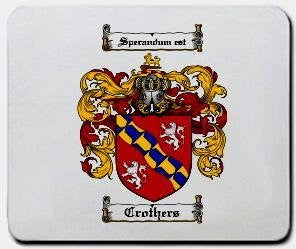 Crothers coat of arms mouse pad