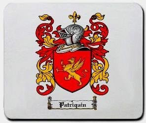 Patriquin coat of arms mouse pad