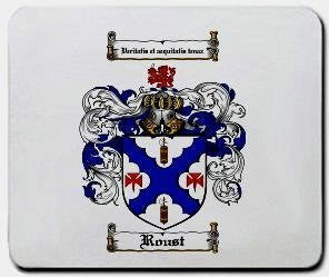 Roust coat of arms mouse pad