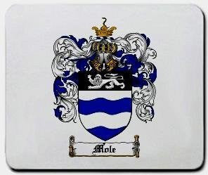 Mole coat of arms mouse pad