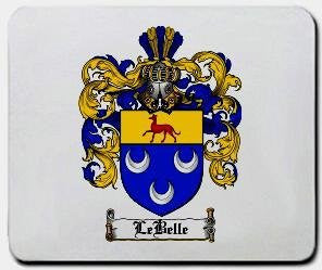 Lebelle coat of arms mouse pad